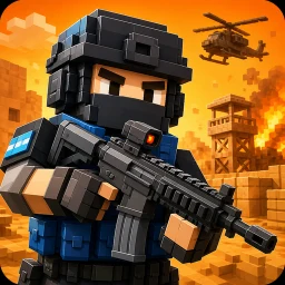 Advanced Blocky Combat SWAT 图标